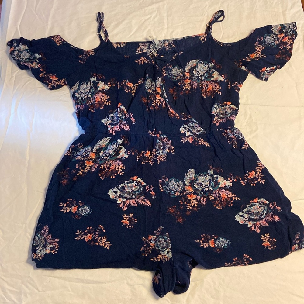 Mudd floral romper